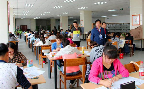 教育部中国书画等级考试甘肃考区考试在兰州城